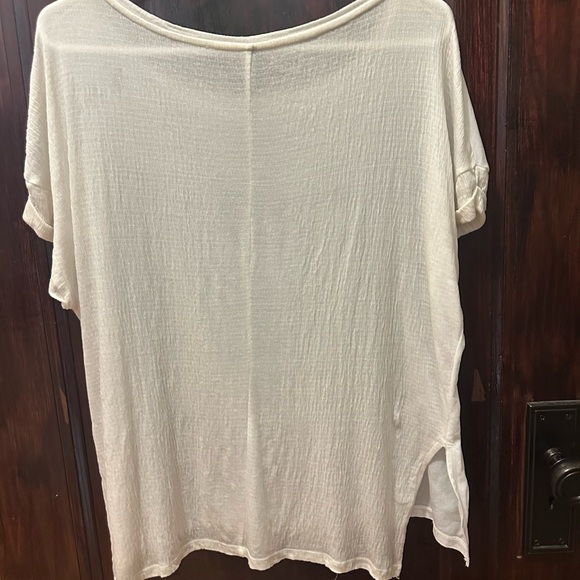 Stradivarius "My Music My Rules," cassette design flowy blouse gems rhinestones - Picture 8 of 10